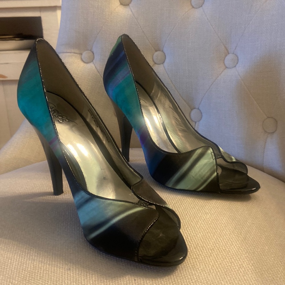 Carlos by Carlos Santana peep toe shoes.